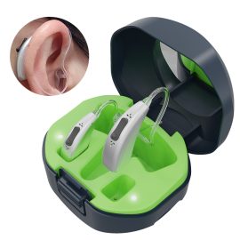 Hearing Aid BTE Digital Rechargeable Bluetooth App Control Pocket Ear Aids for Seniors