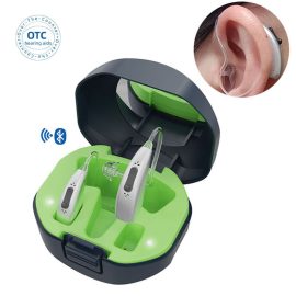 Hearing Aid Machine App Controll OTC BTE Pocket Ear Sound Amplifier Mini Digital Rechargeable Bluetooth for Seniors