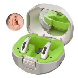 RIC Hearing Aid BTE Digital Rechargeable Amplifier Earing Aid for Deaf